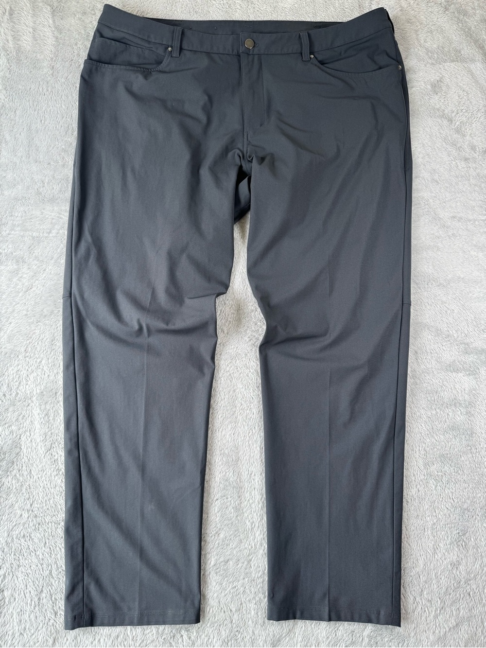 Lululemon ABC Classic Fit 5 Pocket Pants Gray Stretch Mens 42x32
